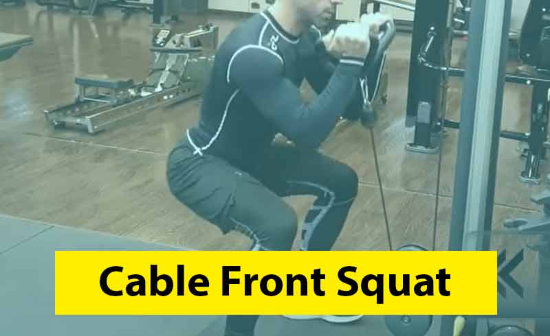 Cable Front Squat Image