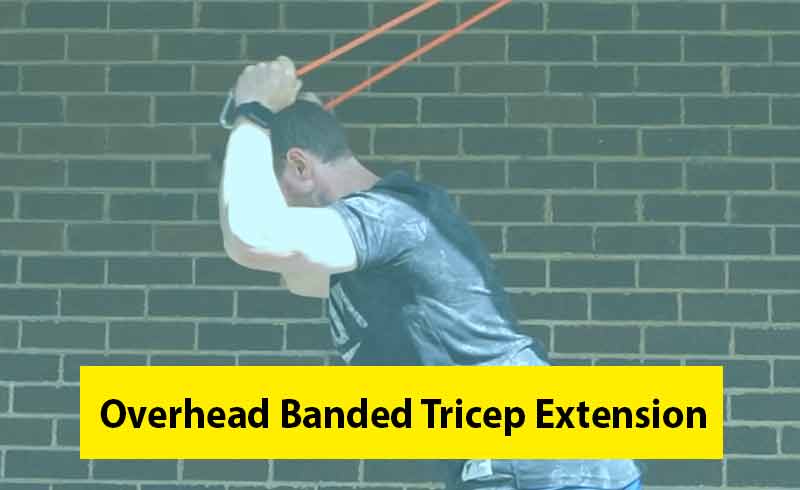 Overhead Banded Tricep Extension Image