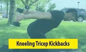 Kneeling Tricep Kickback Image