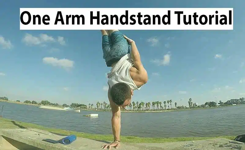 picture of me doing one arm handstand