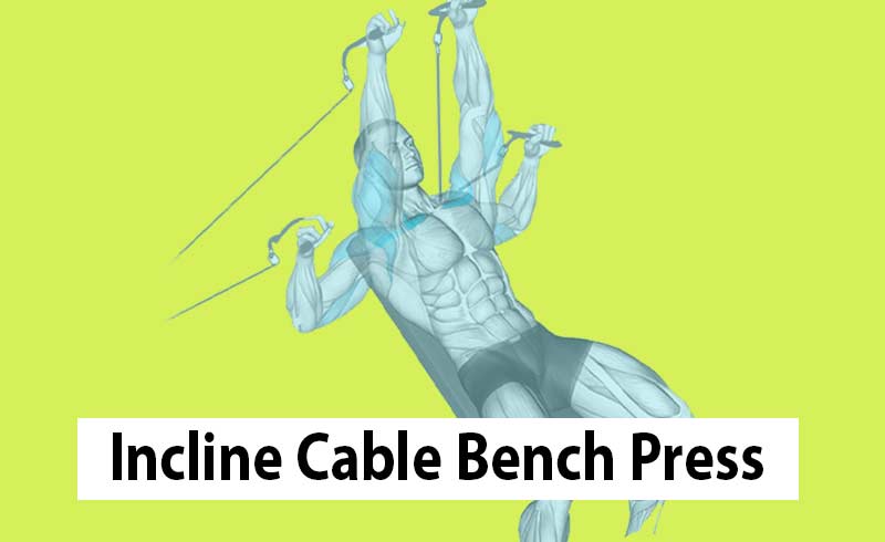 A Man Doing Incline Cable Press Exercises For Chest