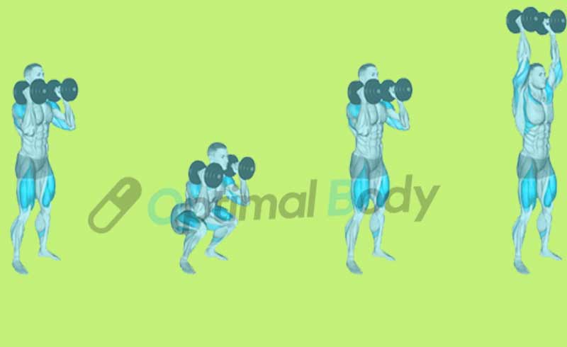How To Perform A Dumbbell Squat Press