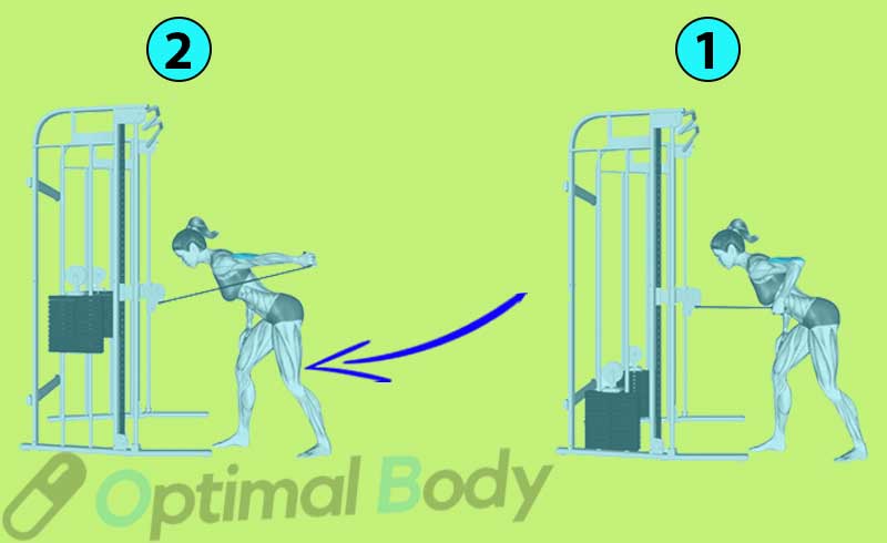How to Do Cable Tricep Kickbacks